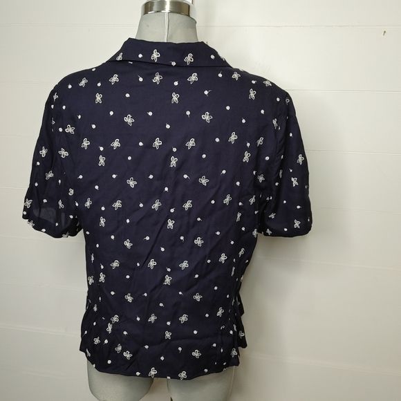 ZARA embroidered top size L - Picture 6 of 11
